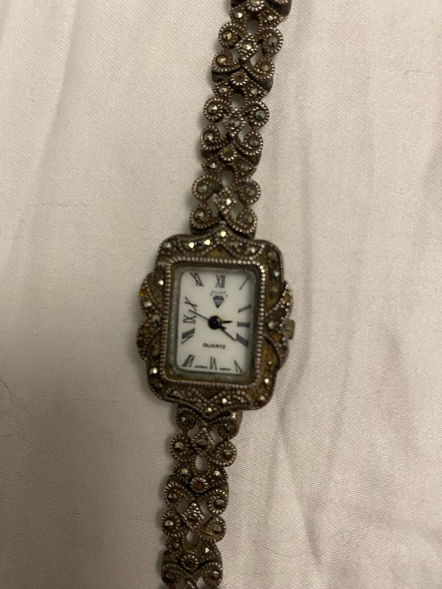 Reloj de plata diamond