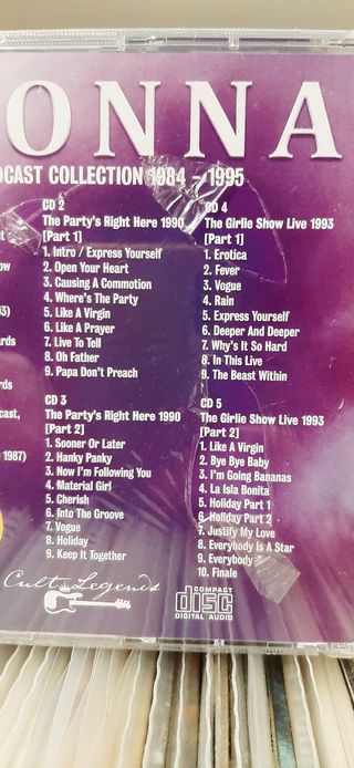 5 CD MADONNA LIVE