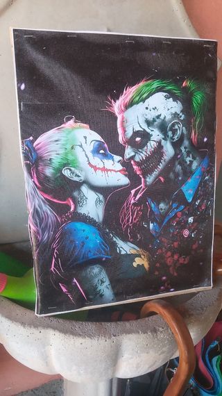 Stampa su tela joker e Harley Quinn