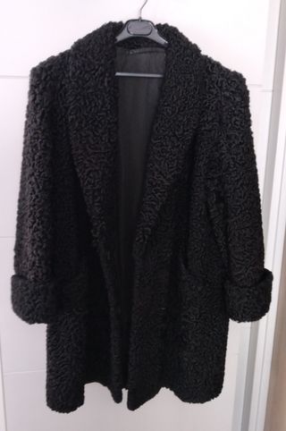 Abrigo de piel de astracan