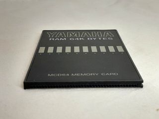 YAMAHA MCD64 MEMORY CARD RAM 64K BYTES w/ Manual Box