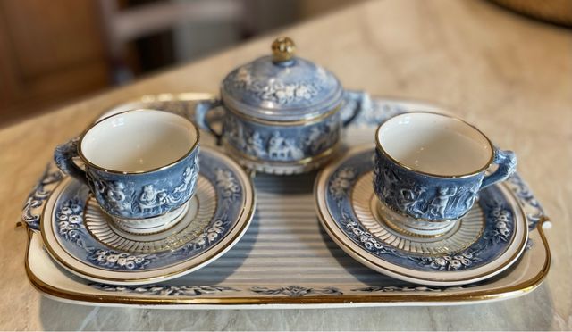 Set ceramica Capodimonte
