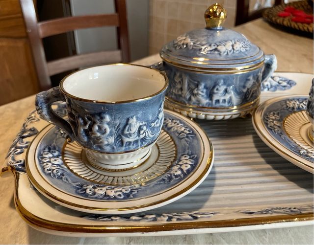 Set ceramica Capodimonte