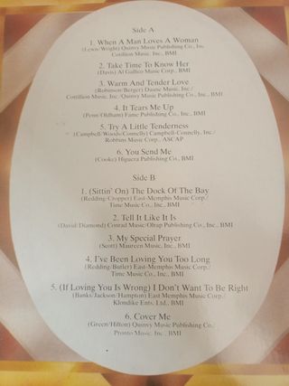 LP vinilo PERCY SLEDGE, Greatest hits
