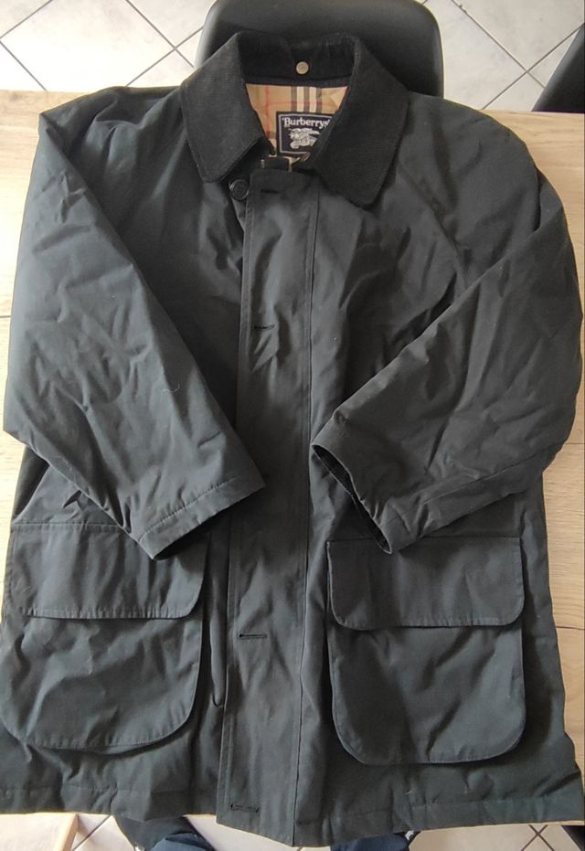 Giaccone Burberrys nero uomo tg. 50