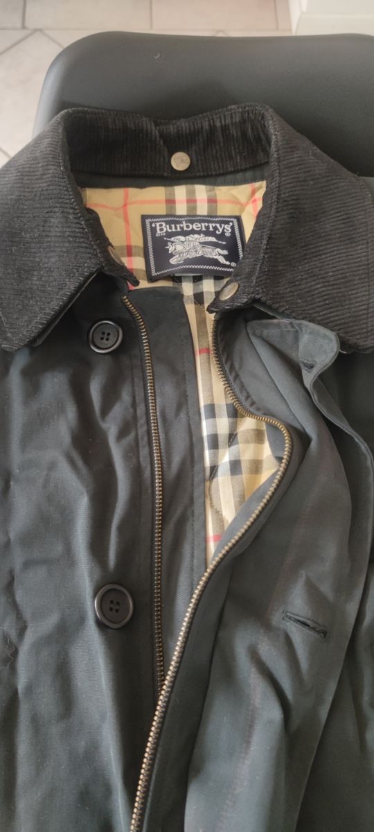 Giaccone Burberrys nero uomo tg. 50