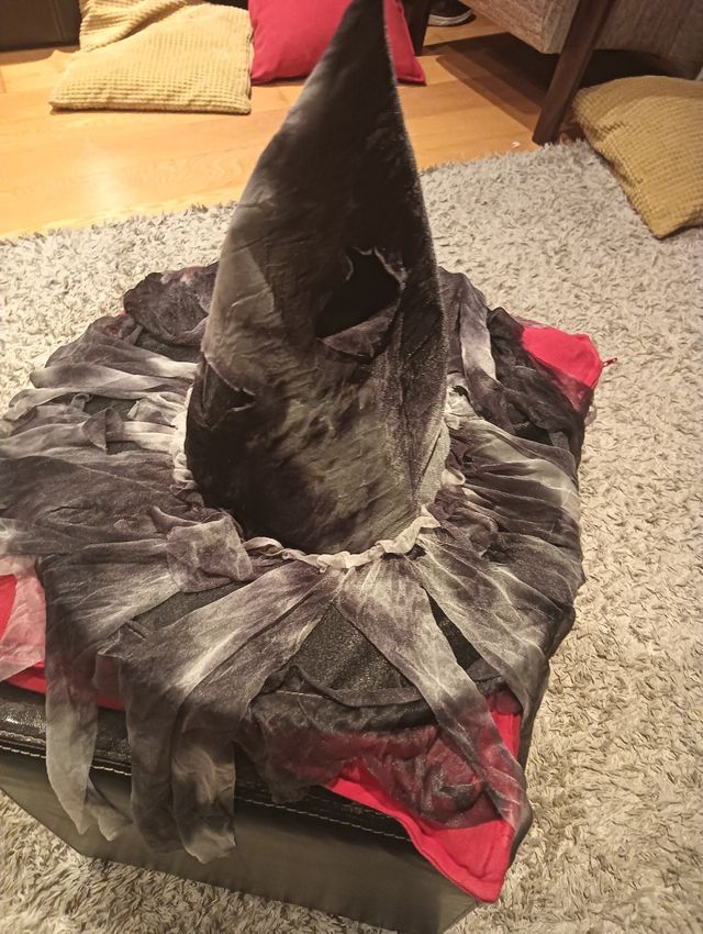 Chapéu de bruxa adulto