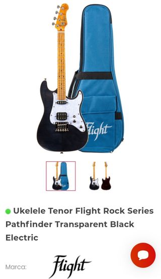 Ukelele Tenor Rock Series amplificado