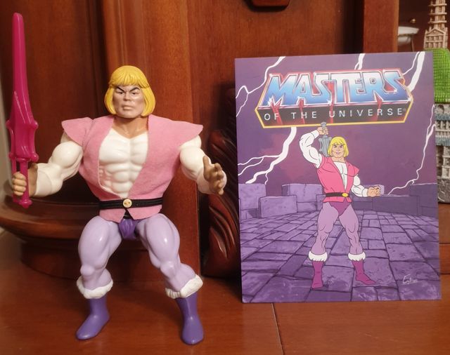 Masters of the Univers Super 7 vintage Prince Adam