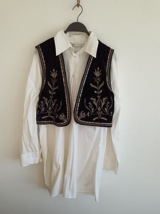 Camisa oversize de Zara