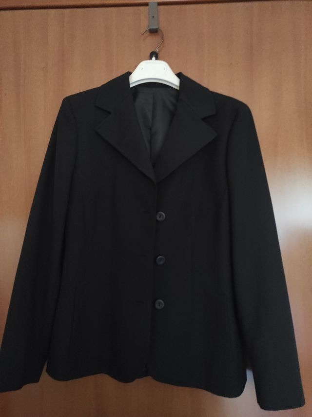 Tailleur nero, taglia S