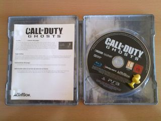 Call of Duty Ghosts PS3 caja metalica