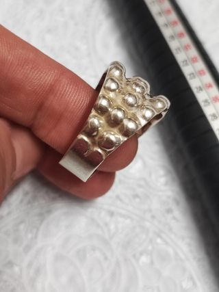 Anillo de plata artesanal T 33