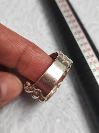 Anillo de plata artesanal T 33