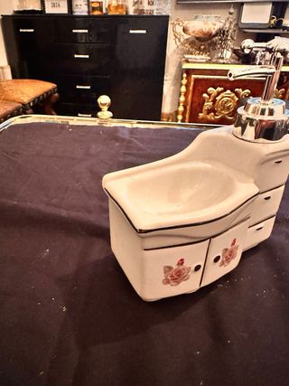 Raro Dispensador jabon vintage nuevo sin uso 80s