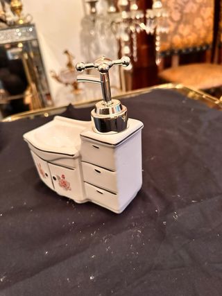 Raro Dispensador jabon vintage nuevo sin uso 80s