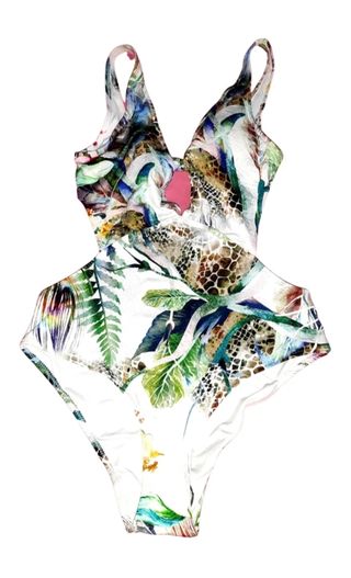 Bañador estampado tropical L