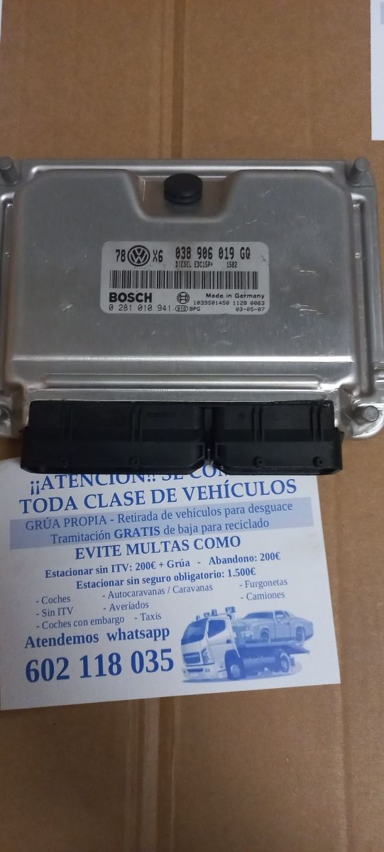 ♻️Ecu Volkswagen 1.9 tdi