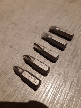 Juego de puntas destornillador o taladro