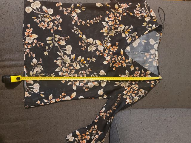 Blusa OLTRE Nera a fiori