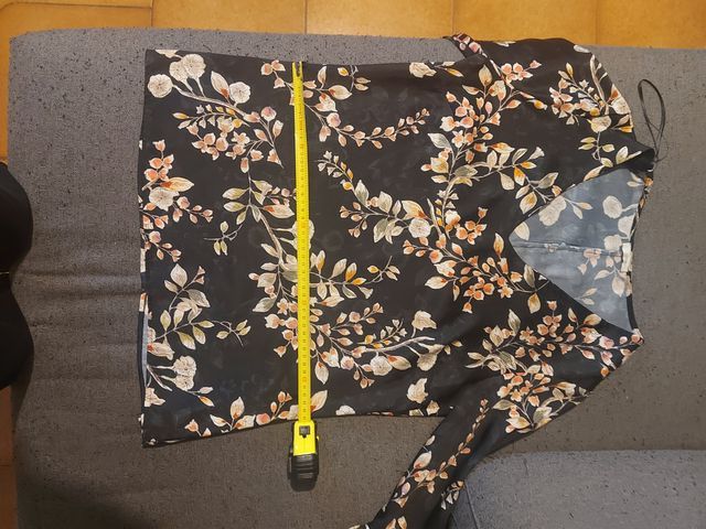 Blusa OLTRE Nera a fiori