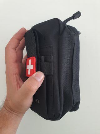 Bolsa EMT primeros auxilios funda torniquete Negro