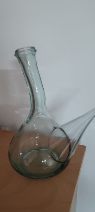 Porrón cristal soplado