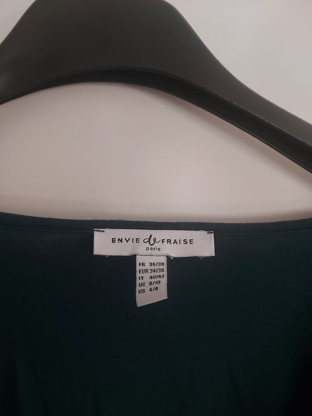 Top premaman Envie de fraise verde