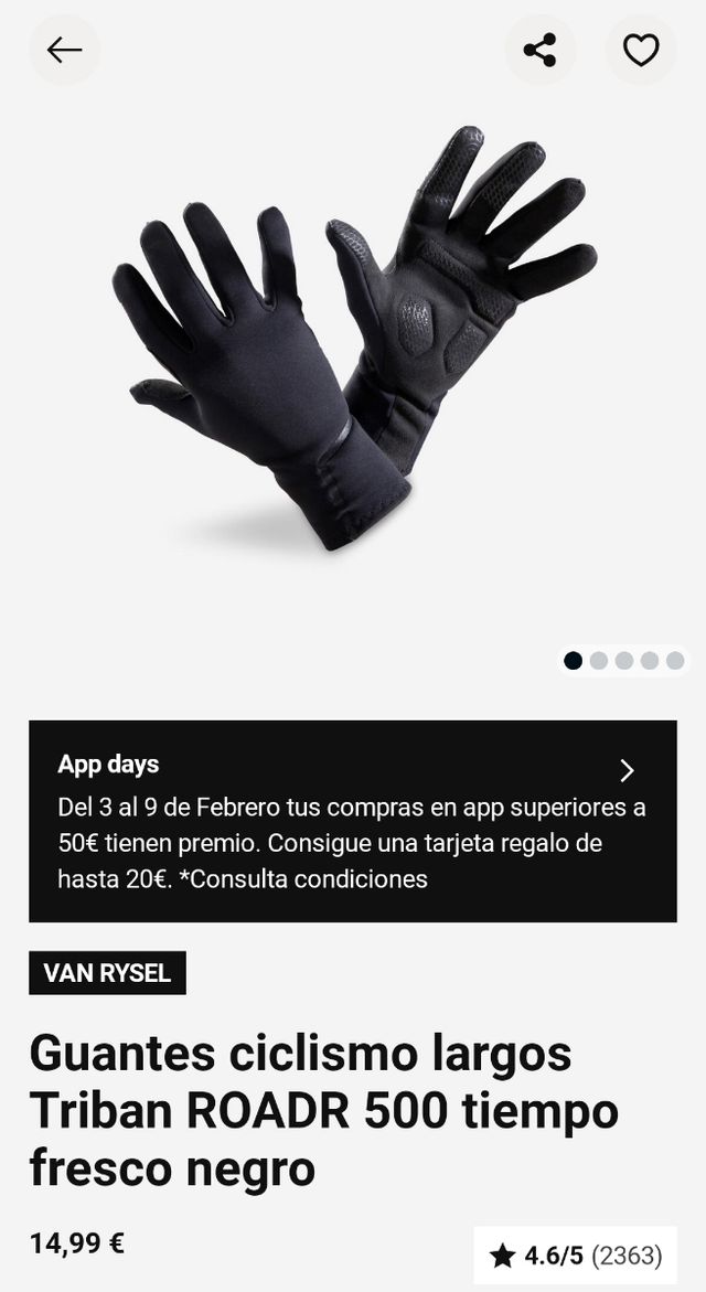 Guantes frío ciclismo Van Rysel Decathlon