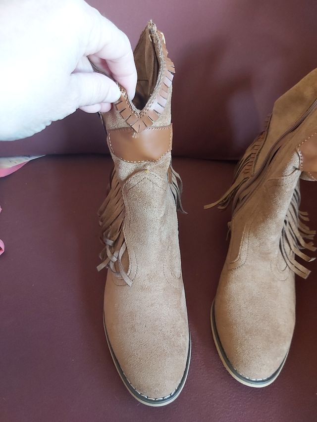 Botas de piel de antes ,nuevas sin eti