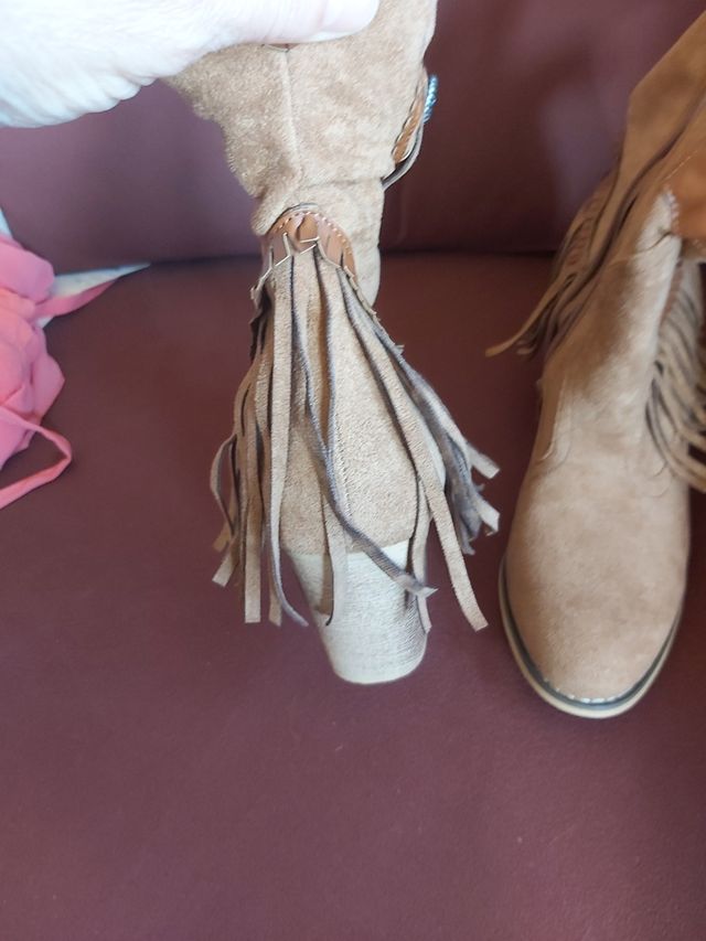 Botas de piel de antes ,nuevas sin eti