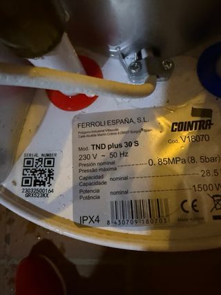 Thermo electrico 30 litros ya montado funcionando