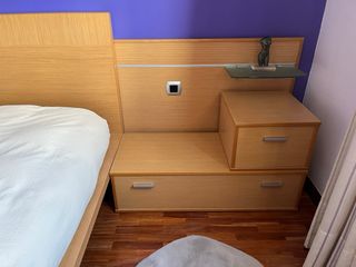 Dormitorio matrimonio diseño madera de haya