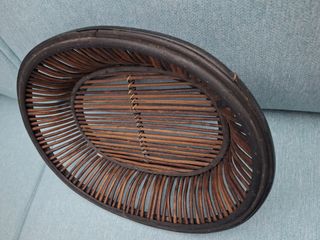 Espectacular cesta de mimbre nuevo