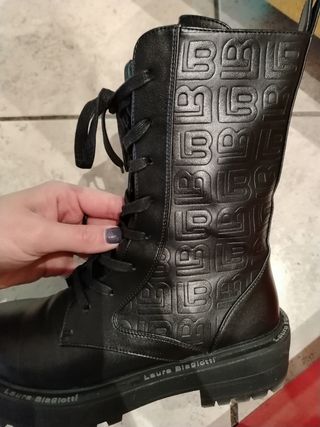 Anfibi neri Laura Biaggiotti 36