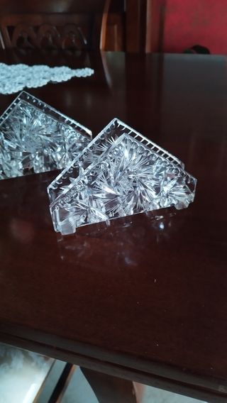 Porta tovaglioli in cristallo