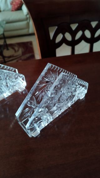 Porta tovaglioli in cristallo