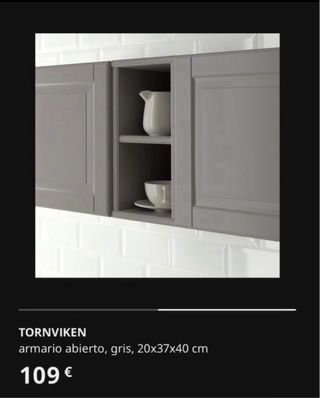 TORNVIKEN MUEBLE ABIERTO COCINA IKEA