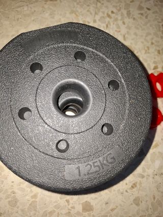 Juego de pesas completo y variado