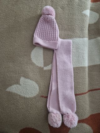 Gorro-bufanda 12/18 meses Doña Carmen nuevo