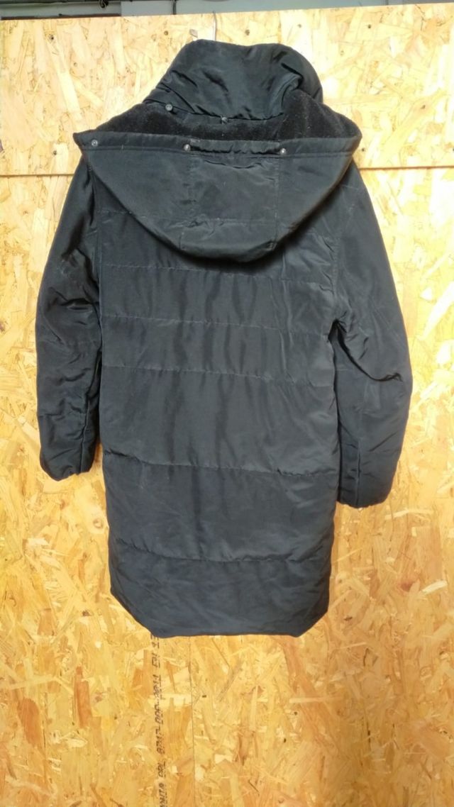 Parka nero non sbiadito