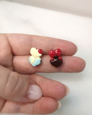 Pendientes Mini Corazones Únicos