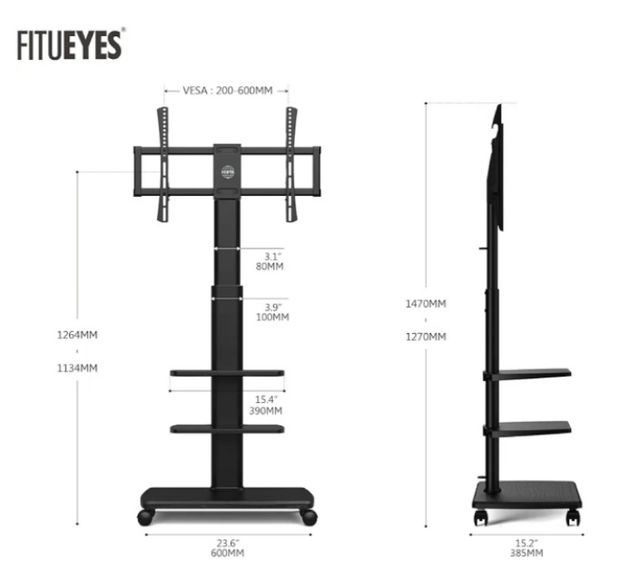 Soporte TV con ruedas