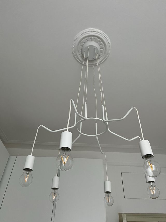 Cuyama Lampadario a sospensione Bianco 6Luci