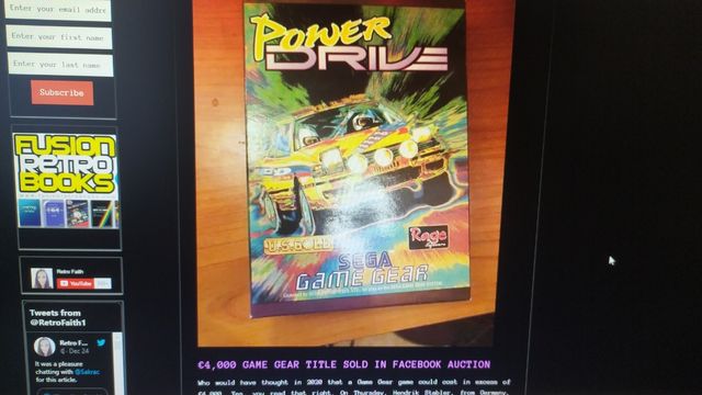 Power Drive y game gear