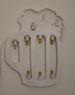 Boccale Birra Luminaria Salentina Led Arredo, Bar