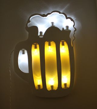 Boccale Birra Luminaria Salentina Led Arredo, Bar