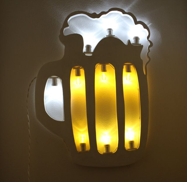 Boccale Birra Luminaria Salentina Led Arredo, Bar