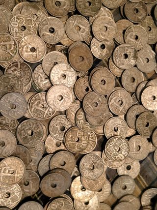Lote de 500 monedas de 50 ctm, 49,63.