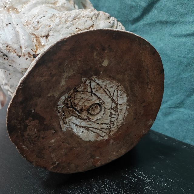 Teste di moro vaso, ceramica Caltagirone